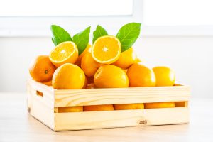 comprar naranja valenciana online - cesta para su guardado