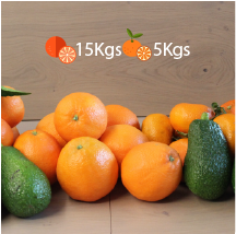 Cajas preparadas- 20kgs 155 h