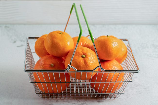 comprar online naranjas valencianas - cesta de naranjas